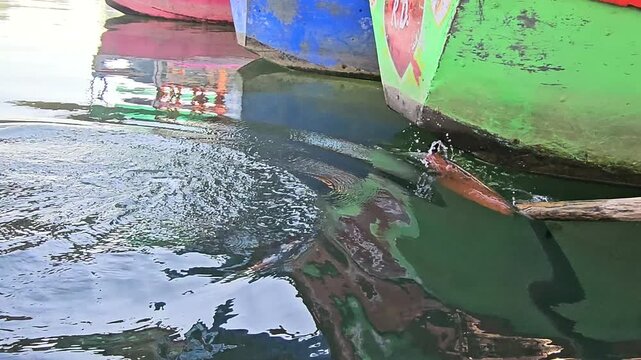 Ram Ghat Chitrakoot View from Boat on Mandakini River India | Spiritual Riverside Scene Madhya Pradesh Travel