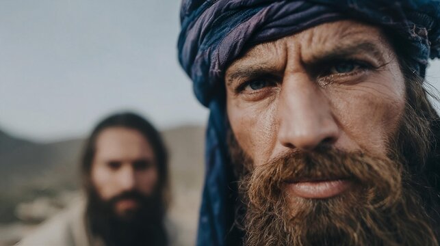 Esau returning to discover Jacob has received the blessing