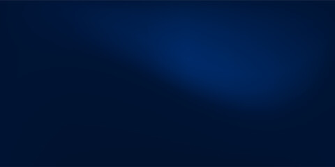 Navy night sky gradient vector background. Dark blue wave graphic wallpaper. abstract dark night gradient. © Ida
