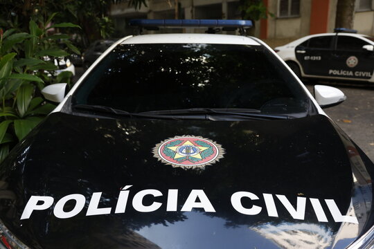 Police Station, vehicle of the Civil Police of Rio de Janeiro symbol - Rio de Janeiro, Brazil 04 March 2026