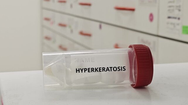 HYPERKERATOSIS treatment tablets used to reduce thickened skin and excess keratin production