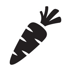 Obraz premium carrot vegetable icon vector design template in white background