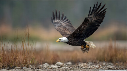 Fototapeta premium american bald eagle