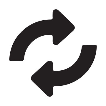 Refresh icon . Reload icon vector. Update icon. convert icon. flat style - stock vector. 