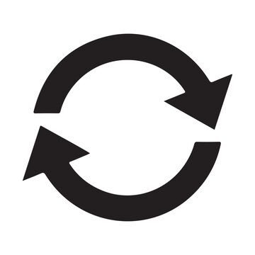 Refresh icon . Reload icon vector. Update icon. convert icon. flat style - stock vector. 