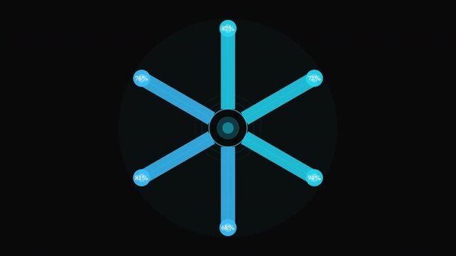 Abstract blue design in a circular frame, perfect for backgrounds, web design, logos, prints, and social media graphics. Unique and versatile.