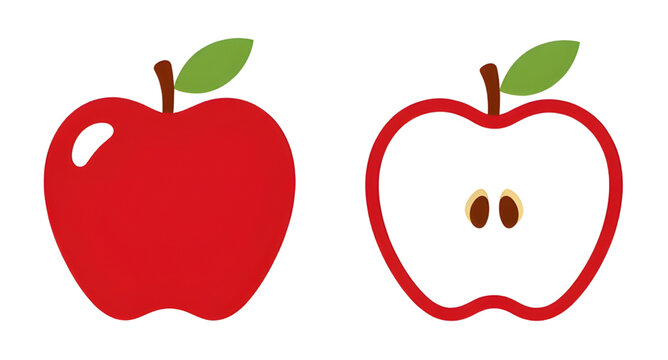 cartoon red apple illustration, cute apple vector, fresh fruit clipart, smiling apple design, juicy red fruit graphic, organic apple illustration, white background apple, healthy fruit cartoon, playfu