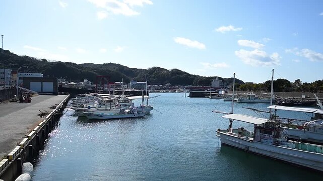 冬の加太港 （和歌山県和歌山市, 2026年1月）