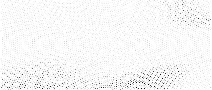 Radial halftone gradient background