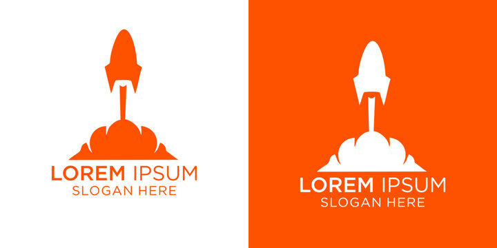Rocket logos launching businesses to new heights with dynamic design