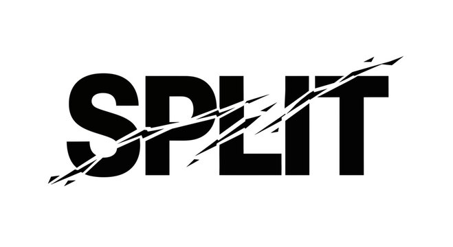 Split Word Text Effect