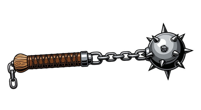 Medieval Flail Weapon