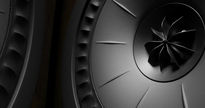 Music Pulse Through Hi-Fi Woofer