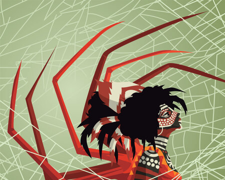 anansi african dream goddess with spider legs