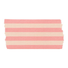 Naklejka premium PNG Pink and beige striped tape