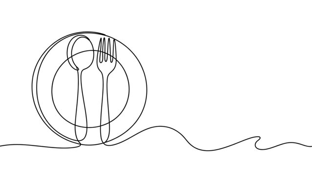 Two figures dancing inside a circular frame with a wavy line connection Vector