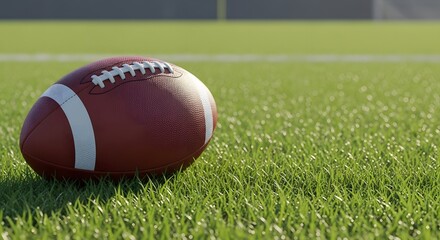 Fototapeta premium Action-Packed Football Game, Sport, Field, Photo, Outdoor, Close-Up, Game Day Excitement