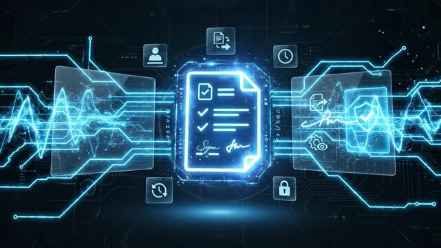 Digital document electronic signature online file data transfer secure cloud storage workflow automation document management secure file share digital folder contract signing approval