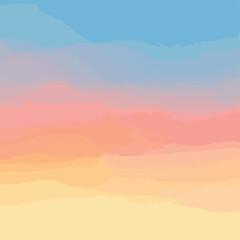 Fototapeta premium A colorful abstract landscape with gradient hues