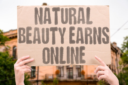 "Natural Beauty Earns Online" Unfiltered and authentic self-presentation has become a commercially viable niche within the broader creator content economy. BEAUTY. NATURAL. EARN. CREATOR. ONLINE.