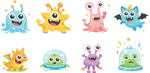 Obraz premium Fantasy Monster Pack Set 01 