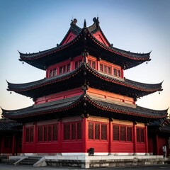 Obraz premium Chinese Temple Architecture