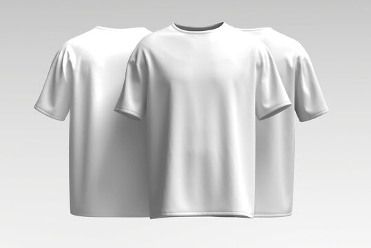 Blank Tee Mockup Set for Clothing Brand Presentation
