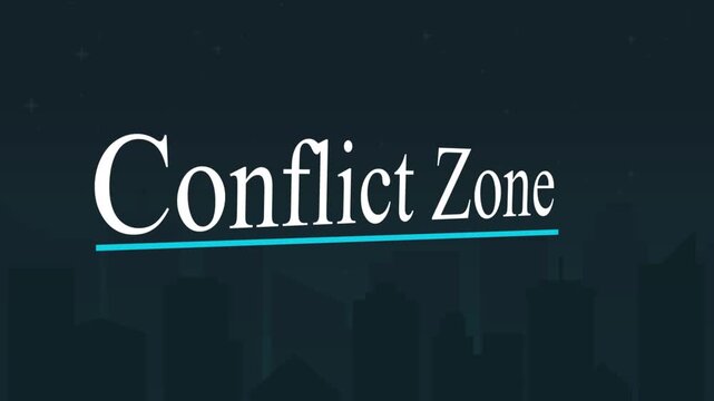Conflict Zone Title Animation