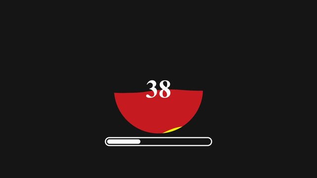 Bolivia Flag Loading Animation &ndash; Modern UI Loading Screen Loop