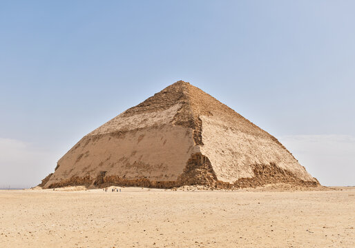 Bent Pyramid (Rhomboidal Pyramid) in Dahshur, Egypt