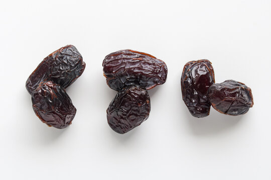 Several Dates, isolated on a white background.