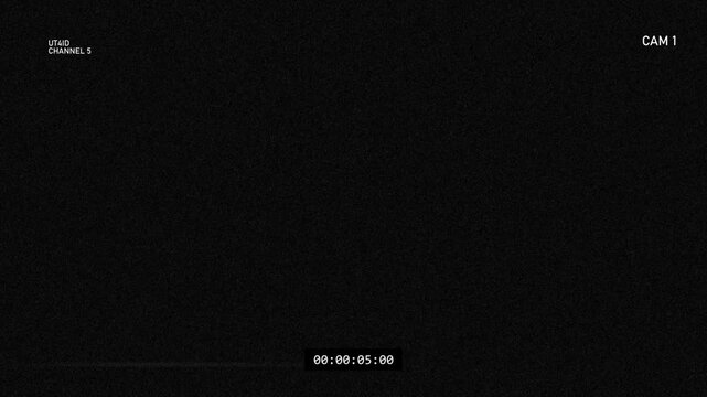Surveillance cctv recording interface overlay monitoring screen camera security system footage video animated