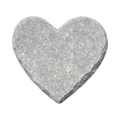 Fototapeta premium PNG Stone heart texture element