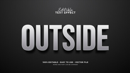 Simple 3d style editable text effect © DzakiraStudio