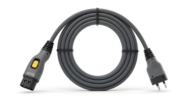 Black coiled power cord with x l r and u s plug connectors on white background xlr connector