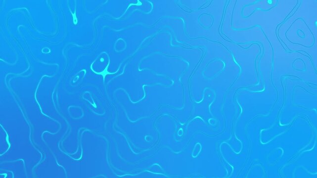 Sea splash of cartoon water suitable with light reflections animation. Swaying turquoise water seamless loop. Water liquid wave and splash. Fresh visual appeal ocean cartoon manga animation.