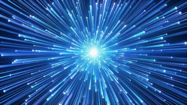 Cosmic Light Burst: An energetic explosion of brilliant light and vibrant energy illuminates the cosmos, forming an amazing display of innovation, perfect for science or futuristic projects. 