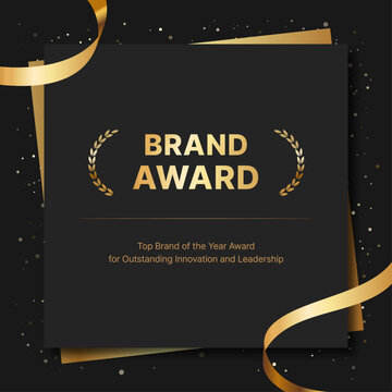 어두운 배경의 브랜드 어워드 배경