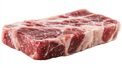 Fototapeta premium Raw Steak Fresh Beef Cut Meat Butcher Shop Grill BBQ