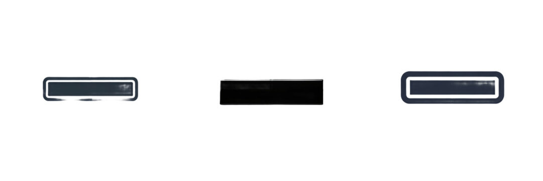 Minus sign bold icon, Remove, Subtract, Moins, Menos, Minimize, Negative increment, Difference symbol.