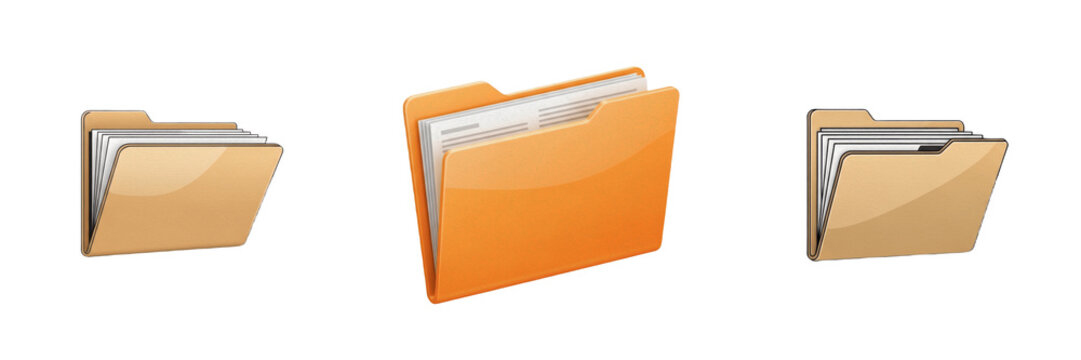 Folder open icon, Browsing directory, Dossier ouvert, Carpeta abierta, Active file storage, Exploration.
