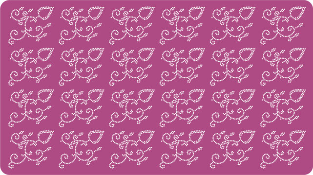 Rhinestone Small Repeating Pattern, Crystal Mini Motif Design for Fabric and Textile Print