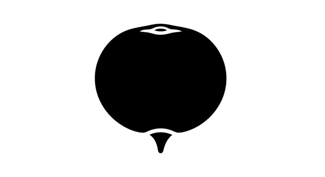 A black balloon with a knot and a small diamond shape on it is floating against a white background.