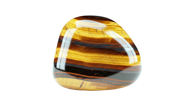 Polished Tiger's Eye Gemstone