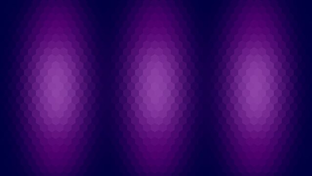 background design with dark blue and purple gradient hexagon pattern surface. vertical oval gradient 3 points on the background