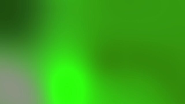 Abstract Green Blurred Gradient Background Video Loop.