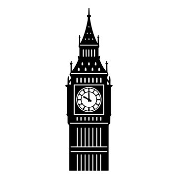 big ben london illustration vector