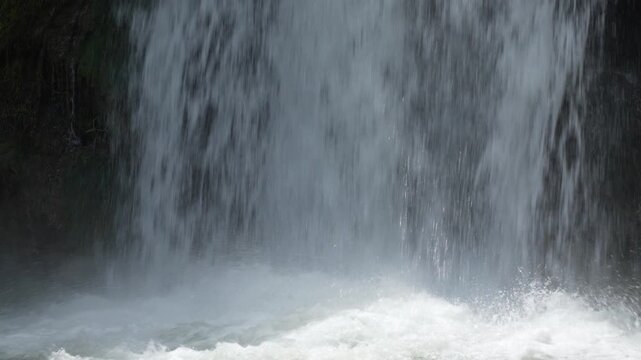 The powerful Gali Ali waterfall in Iraqi Kurdistan