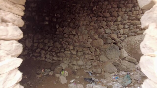 The ancient rock settlement of Kandovan in Iran