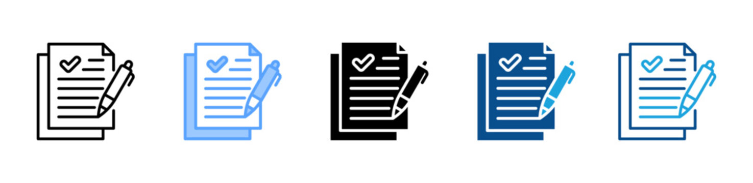 Proposal icon multiple style and collection